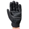 Globaleather Classic Full Finger Wheelchair Gloves - Black (Medium) -