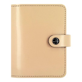 Filofax The Original Organizer, Pocket Size, Patent Nude - Leather, Six Rings, Week-to-View Calendar Diary, Multilingual, 2025 (C026085-25)