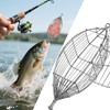 Crawfish Trap Bait,Cage for Shrimp - Stainless Steel Portable Basket