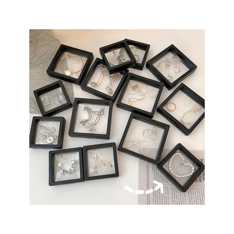 3D Floating Frame with Stand, Challenge Coin Display Holder, 4