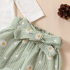 Geagodelia 3Pcs Baby Girl Daisy Clothes Outfit Set Newborn Clothing