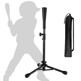 Takelablaze Kids Baseball Tee 20.8" to 31" Adjustable Batting Tees Softball Tee with Carry Bag Youth Hitting Tee for Children Baseball Practice Tripod