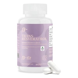 B-fit Trans-resveratrol 90 Capsulas 1000mg Puro Antioxidante 45 Porciones                                                                             
