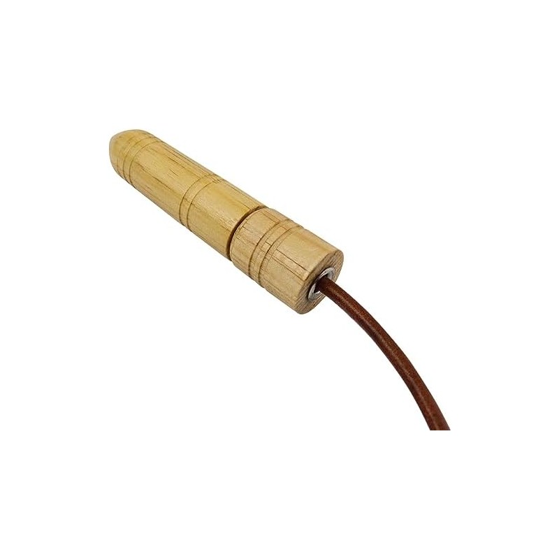 FIRE SPORTS® Cuerda Para Saltar Cuero Piel Con Balero Rotación