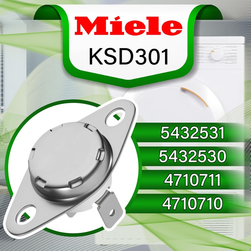 Bi-Metal Thermostat Dryer Universal Temperature Limiter 160°C Connections 2 x