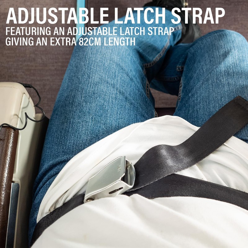 Xtremeauto Airplane Seat Belt Extender - Plane Seatbelt Extension, 6-32