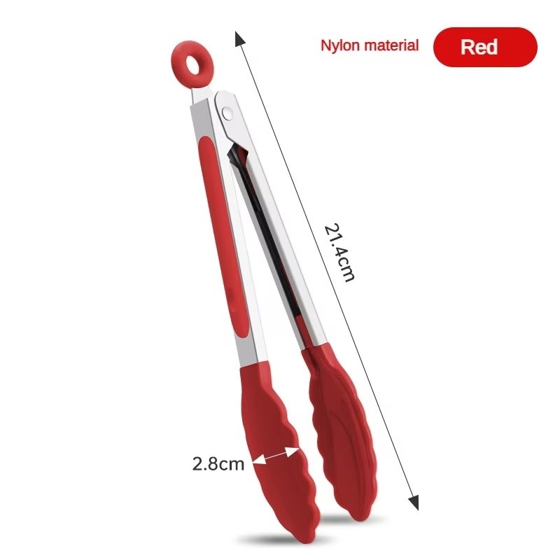 Food Tongs for BBQ & Kitchen – High-Temperature Resistant Nylon
