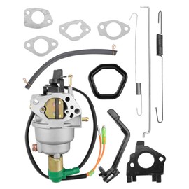 P27-1D Gasoline Generator Carburetor Kit Fit for Huayi Manual Choke Carb Fit for Champion Predator Generac 420cc 439cc 459cc GX390 Powered 6500 8750 9000 5500 7000 8000 7500 9500 etc