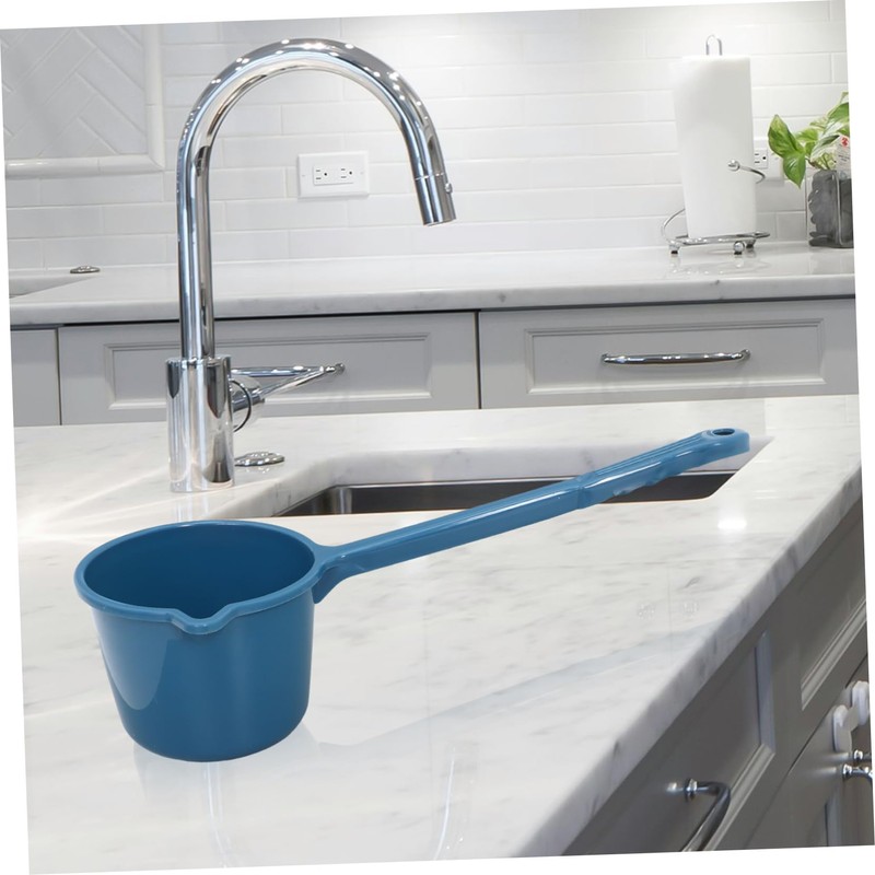 HAKIDZEL Long Handle Water Scoop Heavy Duty Plastic Ladle for