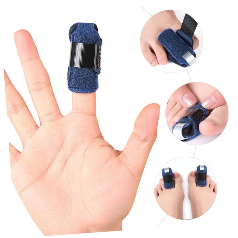 minkissy Comfortable Toe Splint Kit Toe Accessory Toe Wrap Fractured