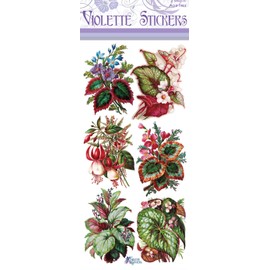 Violette Stickers Exotic Plants