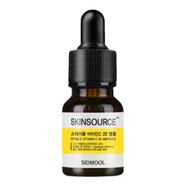 Skin Source 스킨소스 스테이블 비타민씨 20 앰플/3-O-에틸아스코빅애씨드 20%/미백/장벽관리 Skin Source Stable Vitamin C 20% Ampoule/3-O-Ethyl Ascorbic Acid 20%/Whitening/Barrier Care [Skin Source Vitamin C 20% Ampoule + 1 Eye Patch_i75]