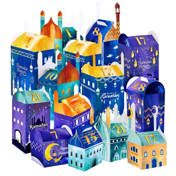 SelfTek DIY Ramadan Calendar for Crafts and Filling, Pack of