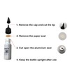 BCH Stamp Ink Refill (White) – Opaque, Fast-Drying, Smudge-Proof Ink