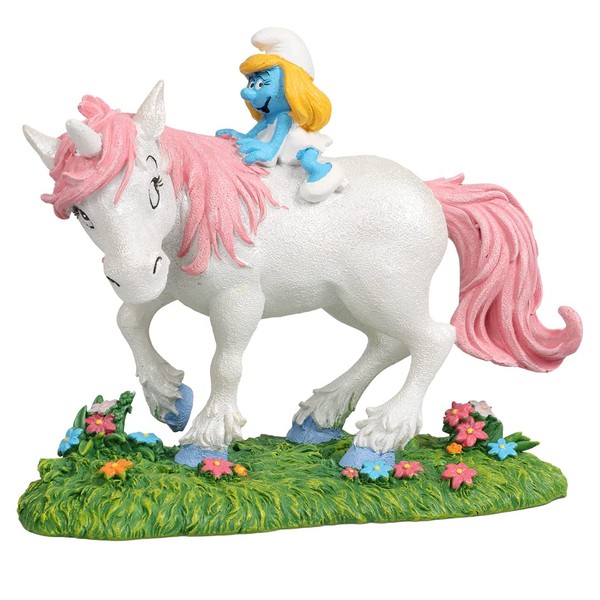Smurfs AquaDella Aqua Della The Smurfs Forest Unicorn Figurine 6.1