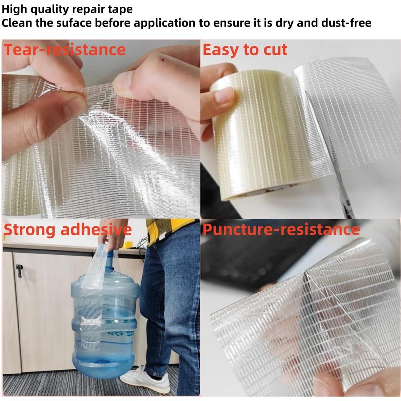 KISPATAI 39FT RV Awning Repair Tape,Tent Patch Kit,Canvas & Sail