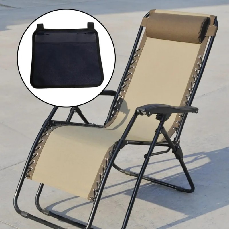 2 Universal Anti Gravity Chair Side Bag Patio Recliner