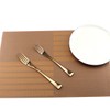 Uniturcky Silversmiths 20 Piece Beacon Flatware Set, Copper Mirror/Rose Gold,