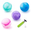 New Bounce Marbleized Rubber Balls (Set of 4) Plus 2