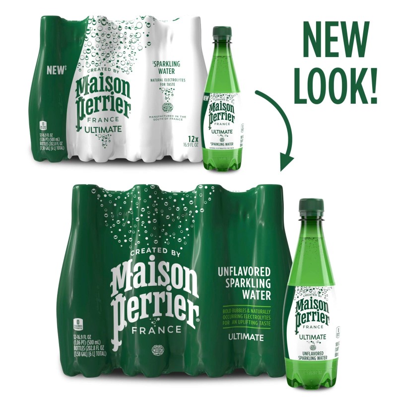 Maison Perrier Sparkling Water 16.9 Fl Oz Pack of 12