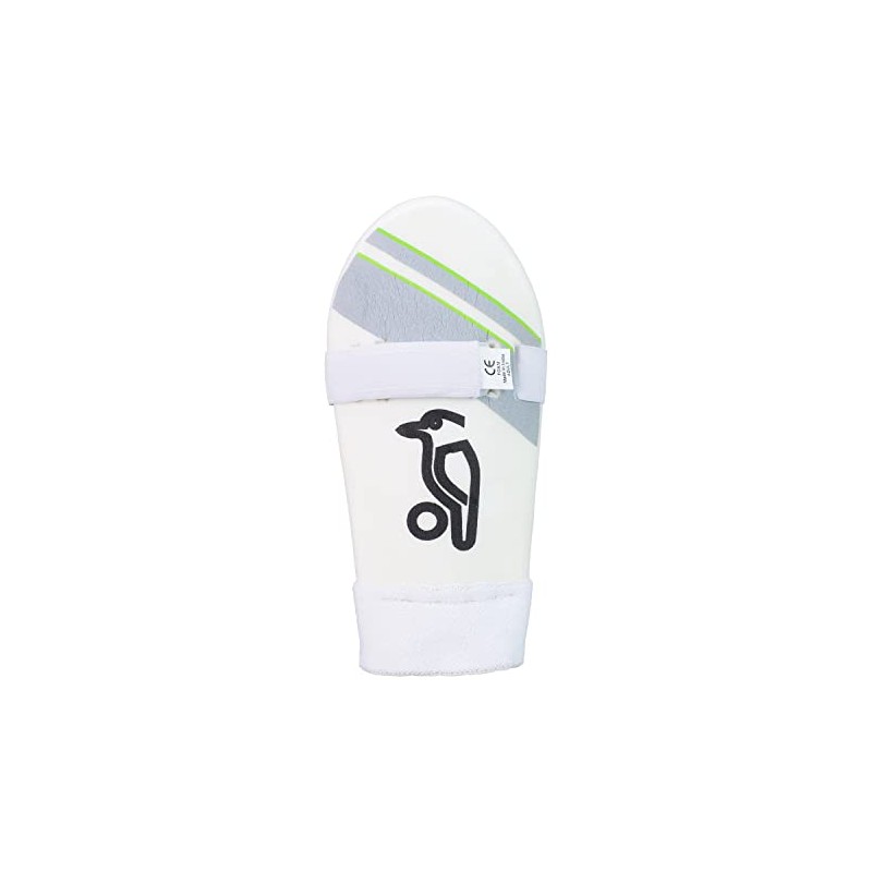 KOOKABURRA Unisex's 1000 Cricket arm Guard, White, Adult, 3G22102C