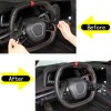 Unbranded ABS Carbon Fiber Steering Wheel Button Cover Trim For