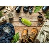 Beper Vacuum Flask with Carabiner Standard Green