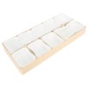 Watch Parts Storage Box Stackable 5 Compartments Acrylic Rubber Watch