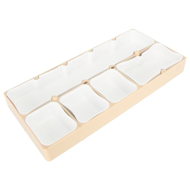 Watch Parts Storage Box Stackable 5 Compartments Acrylic Rubber Watch