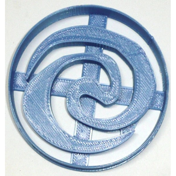 AJT SPIRAL SWIRL SYMBOL FROM MOANA LIFE CHANGING JOURNEY COOKIE