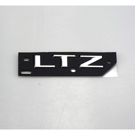 Aimoll 1Pcs Big Size Tailgate LTZ Letter Logo Emblem Badge Nameplates Decal Replacement for Chevy 2019-2021 Silverado 1500 Z71 4x4 (Chrome)