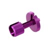 Adjusting Screw Anodised Purple for Bowden Cable, M6 x 22,
