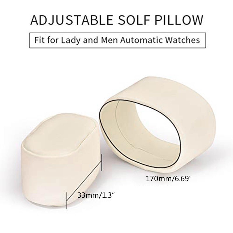 NUEAYMS Watch Winder Display Pillow Replacement Small Pillows PU Leather