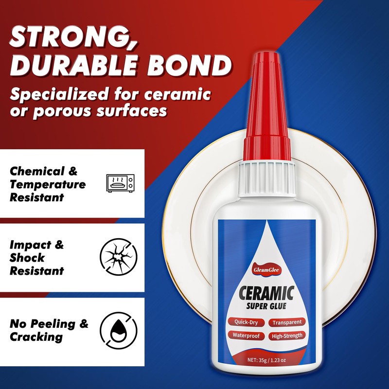 Ceramic Glue, Best Super Glue for Ceramic, Porcelain, Pottery and