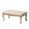 TOYANDONA Dollhouse Table 1:12 Miniature Miniature Tea Table Wooden Furniture