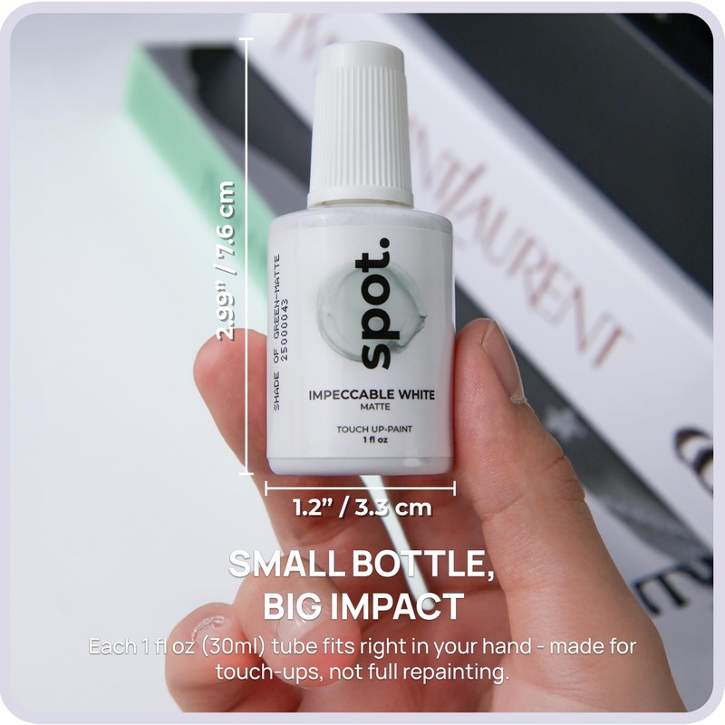 spot. Touch-Up Paint | Matte Finish for Cabinets, Walls, Doors