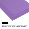 sourcing map EVA Foam Sheets Purple 7.6 Inch x 5.9