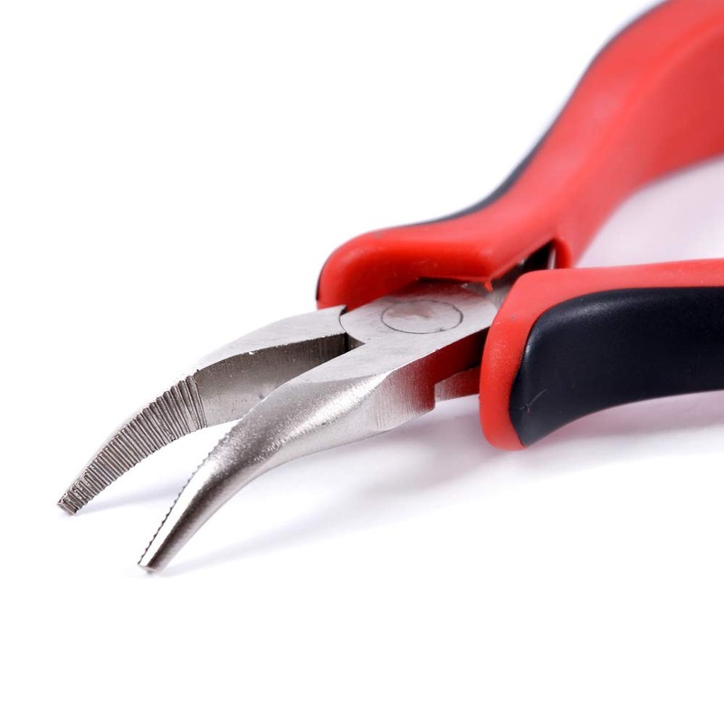 500pcs Micro Silicone Rings Hair Extensions Kit I-tip Hair Pliers