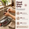 SNAILBREAD Portable Travel Utensils with Case, 4-Piece Stainless Steel Silverware