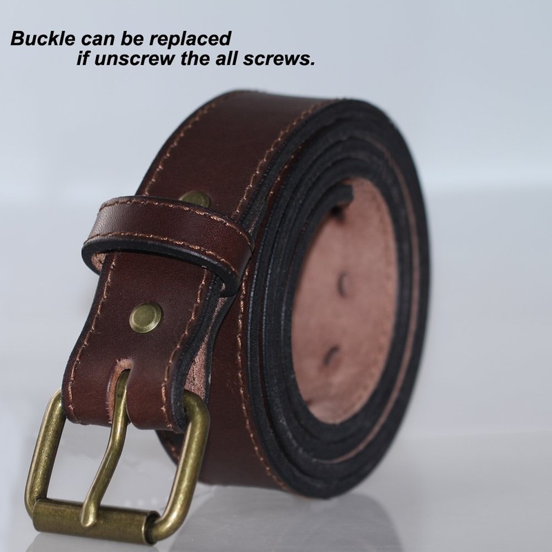 Kmioc Concealed Carry CCW Leather Gun Belt 1 1/2 inch