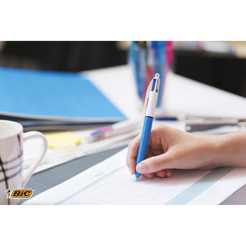 BIC 4 Colours Original Retractable Ballpoint Pens with Four Colours