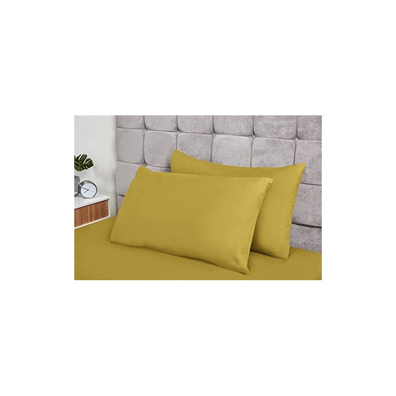 Emma Barclay Lyla Pillowcase Pair in Ochre