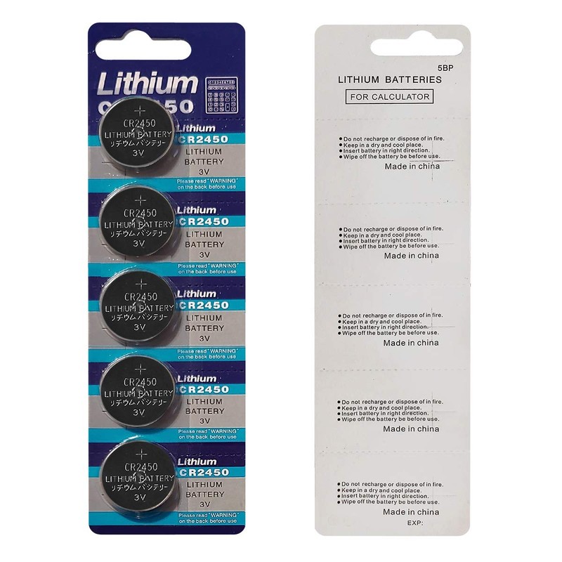 TIANQIU 100 X Cr2450 Br2450 2450 3V Lithium Batteries