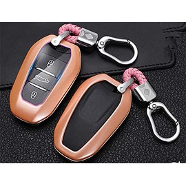 [CDC] Peugeot Universal Key Chain Key Chain Key Holder Key Case Key Bag (Orange, A Type)