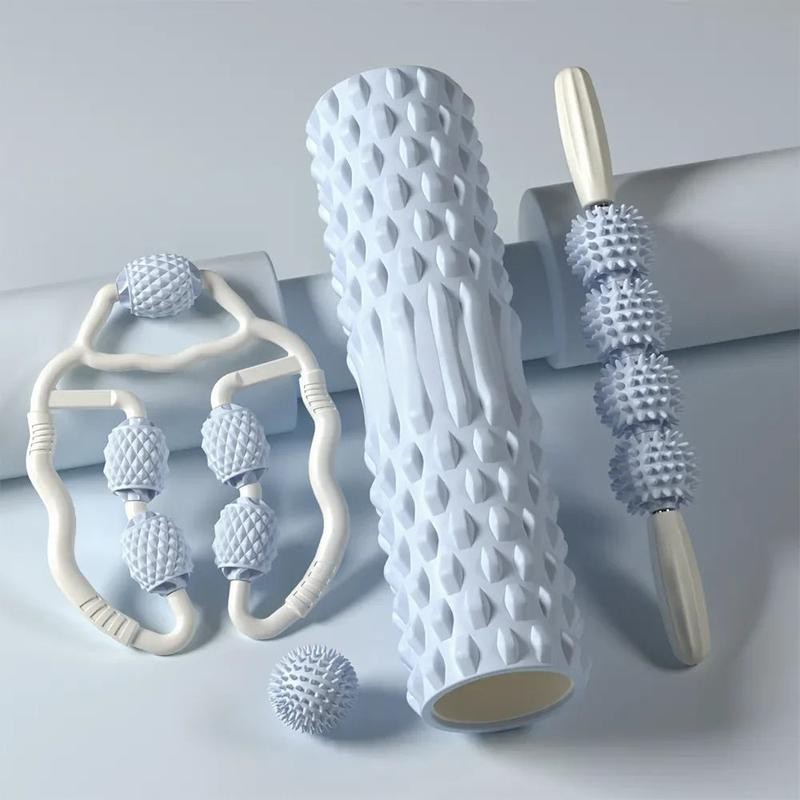 VitalComplete 4-Piece Foam Roller Set - Color: Pink Four Pcs