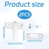 2 PCS Sash Jammers,Sash Jammers for UPVC Doors,Door Jammer for