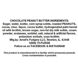 Home Made Creamy Fudge Chocolate/Peanut Butter - 1 Lb Box