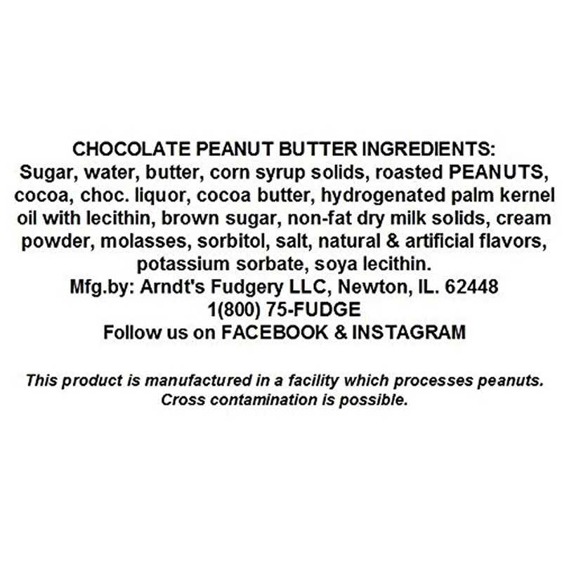 Home Made Creamy Fudge Chocolate/Peanut Butter - 1 Lb Box