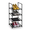 Relaxdays Shoe Rack, 4 Levels, H x W x D: