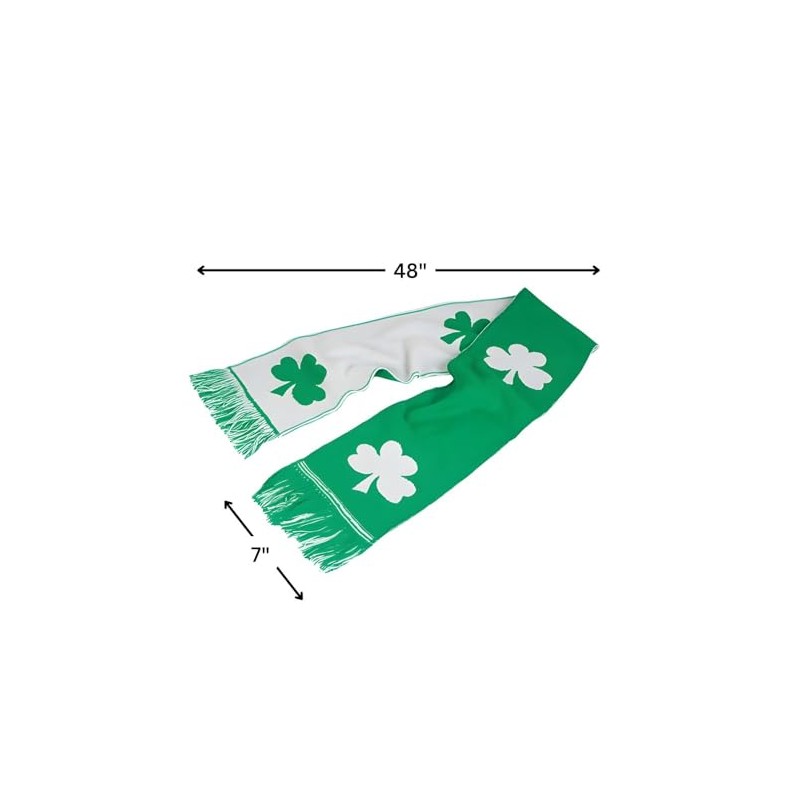 48"X 7" Shamrock Scarf
